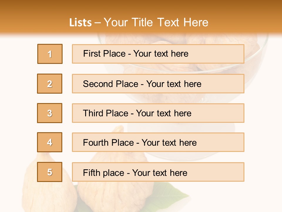 Ingredient Ripe Sweet PowerPoint Template
