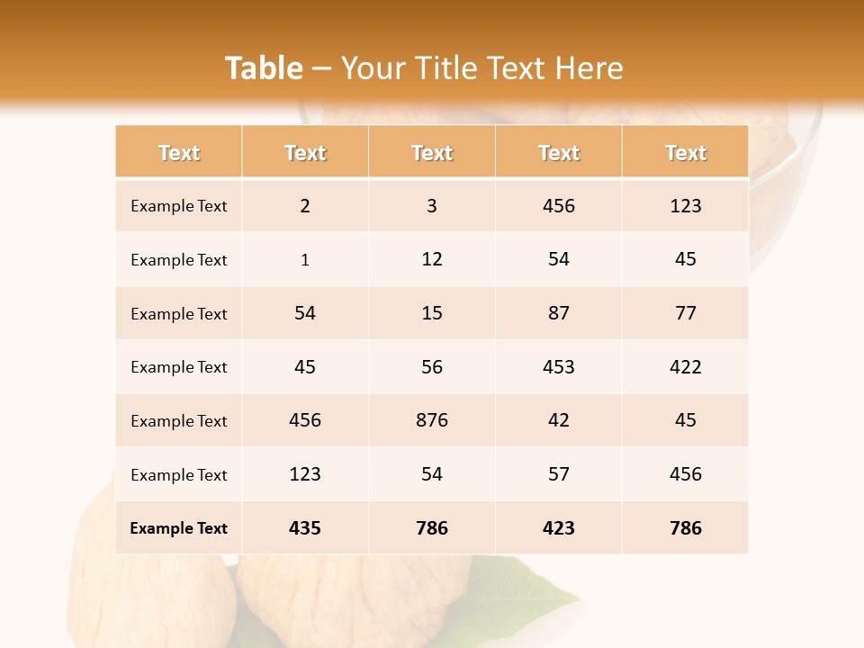 Ingredient Ripe Sweet PowerPoint Template