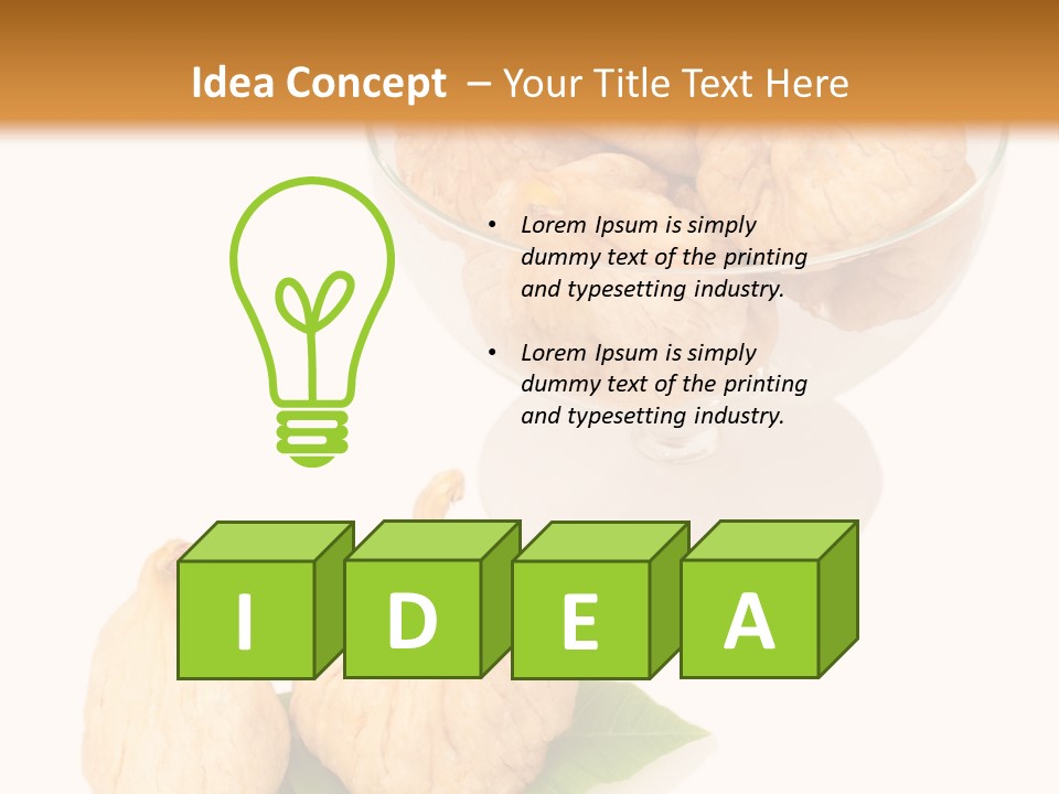 Ingredient Ripe Sweet PowerPoint Template