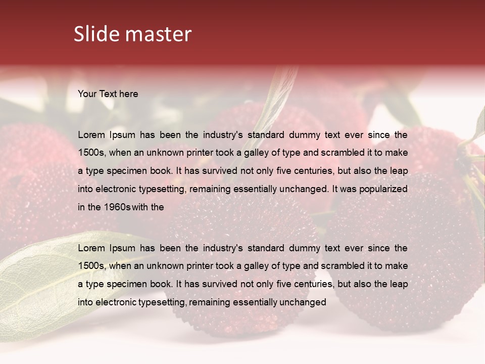 Harvesting Summer Madrona PowerPoint Template