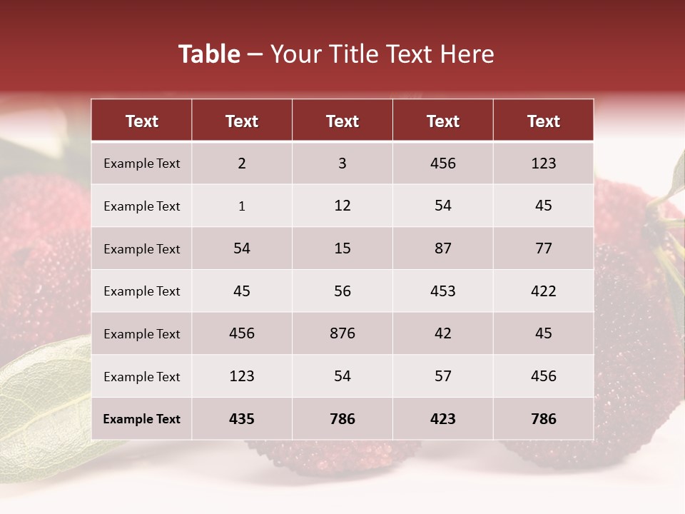 Harvesting Summer Madrona PowerPoint Template