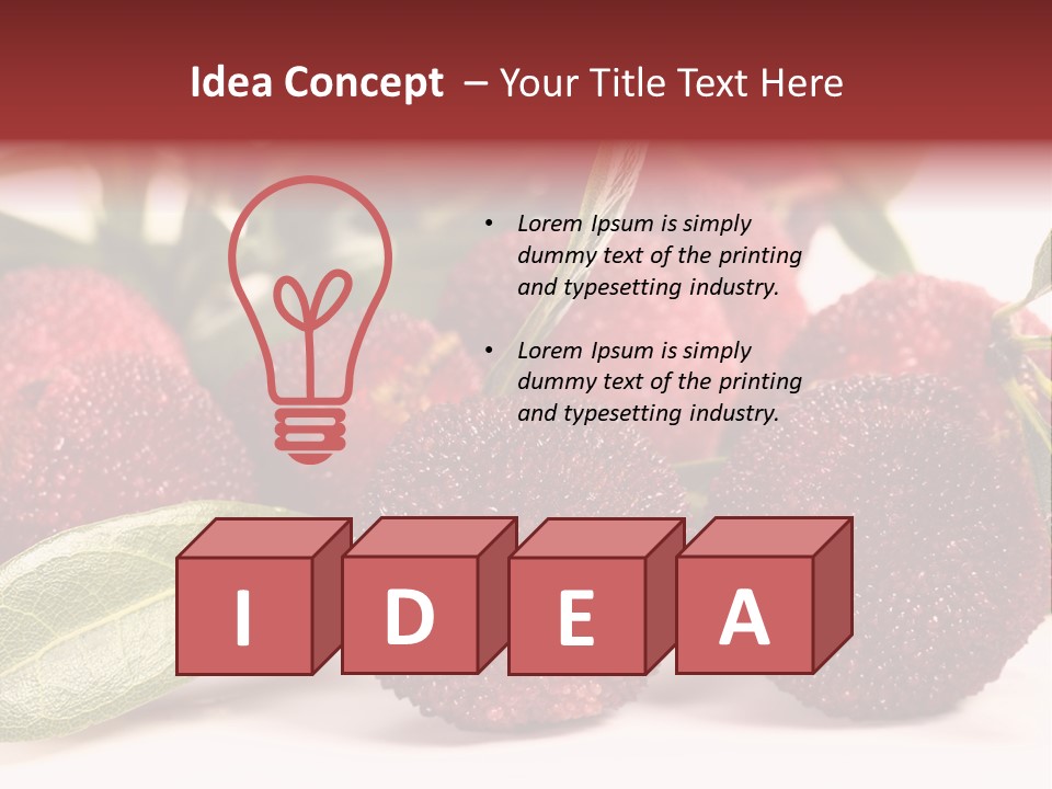 Harvesting Summer Madrona PowerPoint Template