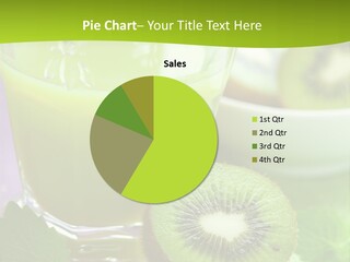 Summer Close Up Lemon Mint PowerPoint Template