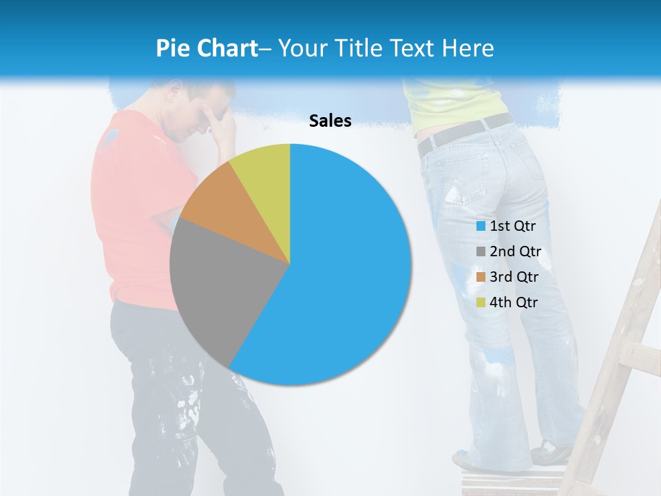 Colorful Background Worker PowerPoint Template