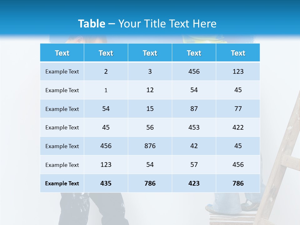 Colorful Background Worker PowerPoint Template