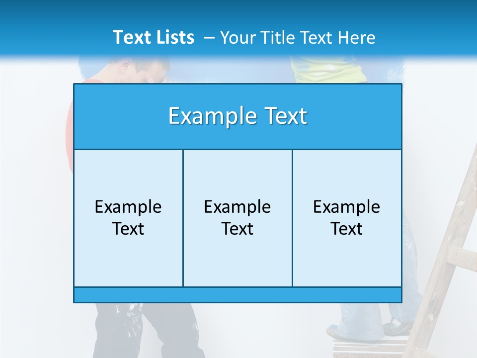 Colorful Background Worker PowerPoint Template