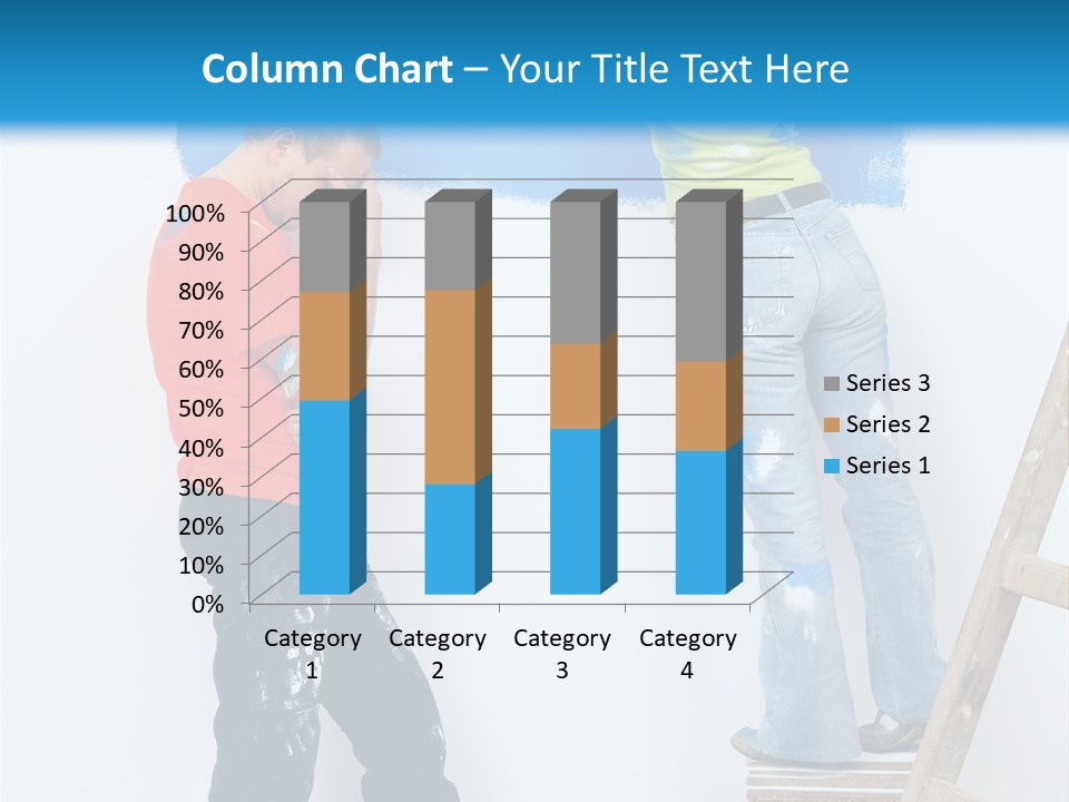 Colorful Background Worker PowerPoint Template