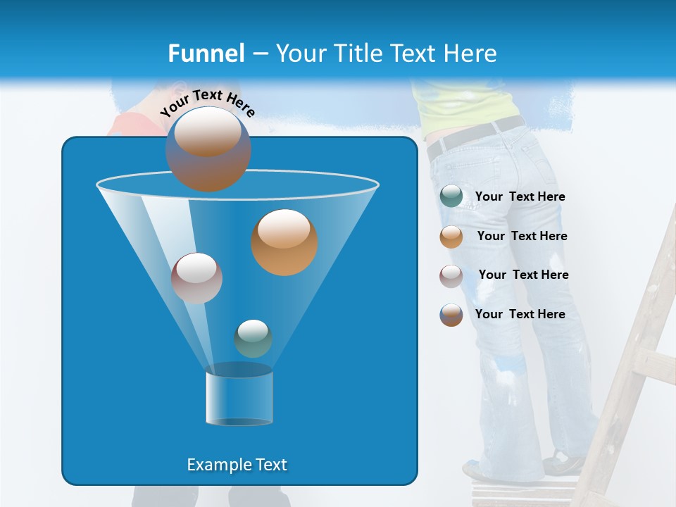 Colorful Background Worker PowerPoint Template