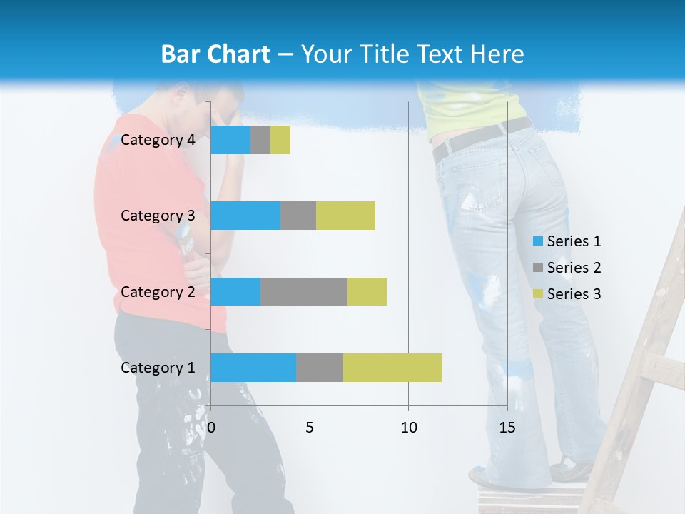 Colorful Background Worker PowerPoint Template