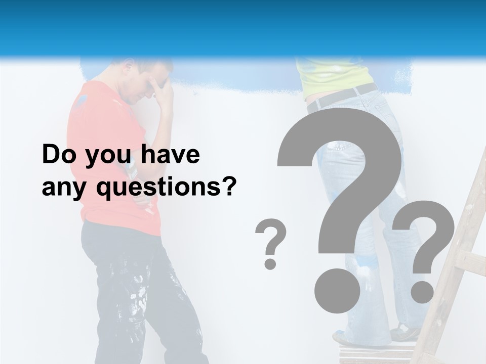 Colorful Background Worker PowerPoint Template