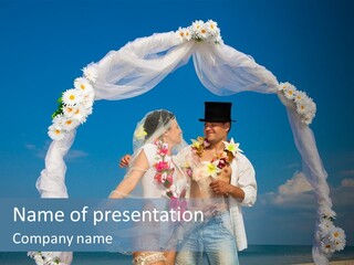 Decoration Pacific Woman PowerPoint Template