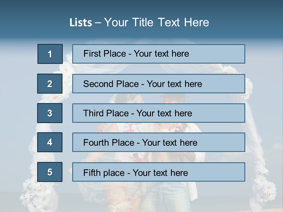 Decoration Pacific Woman PowerPoint Template
