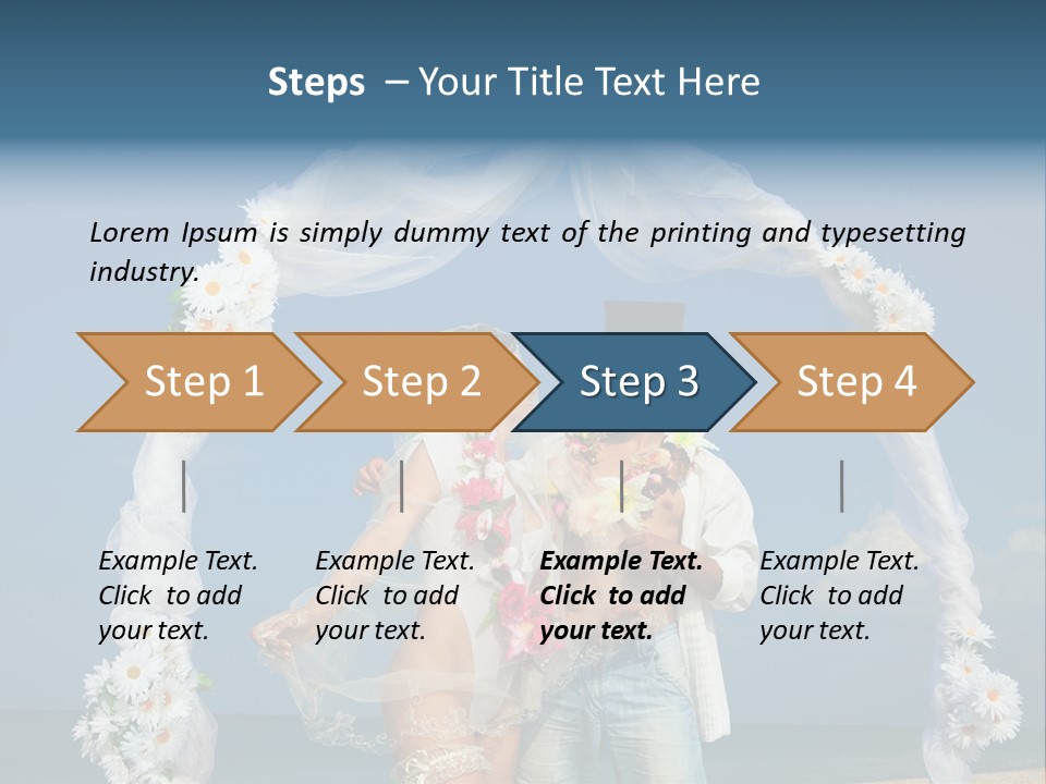 Decoration Pacific Woman PowerPoint Template
