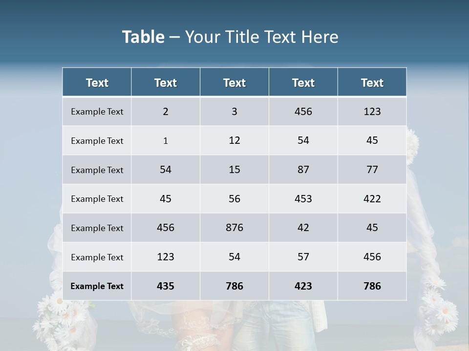 Decoration Pacific Woman PowerPoint Template