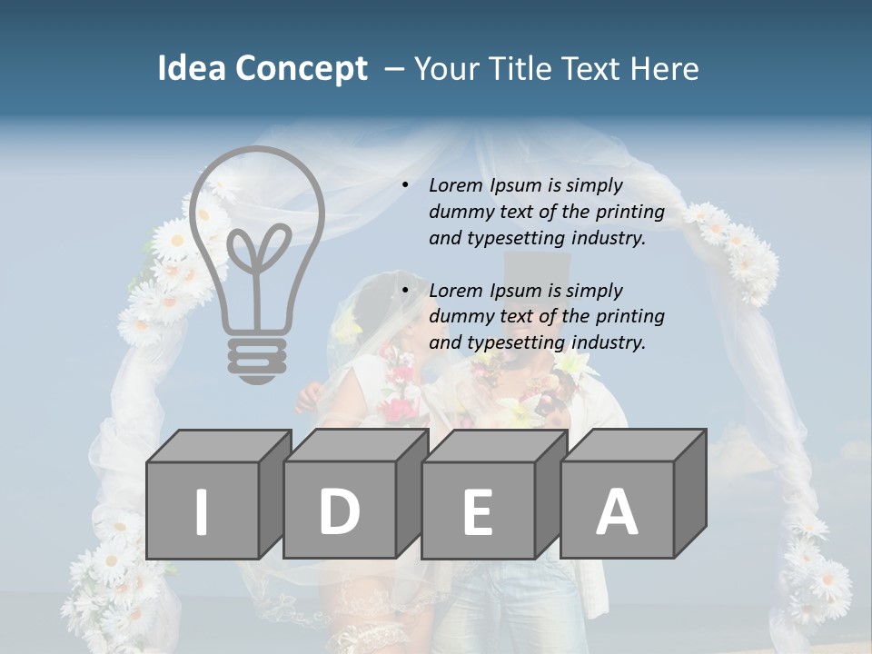 Decoration Pacific Woman PowerPoint Template