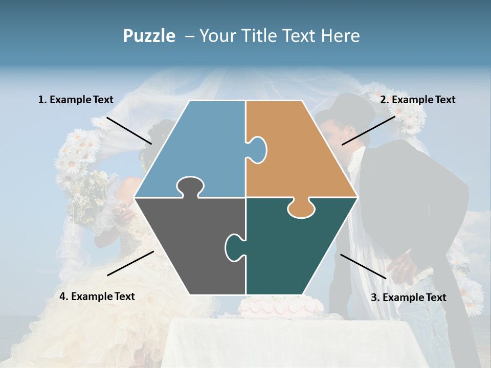 Floral Cheerful Putting PowerPoint Template