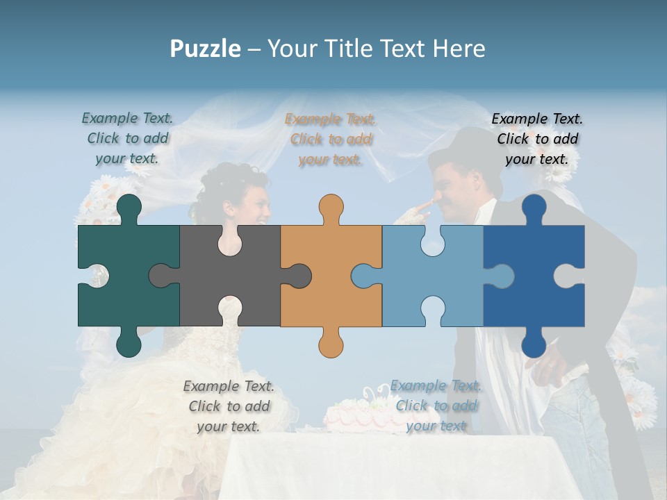 Floral Cheerful Putting PowerPoint Template