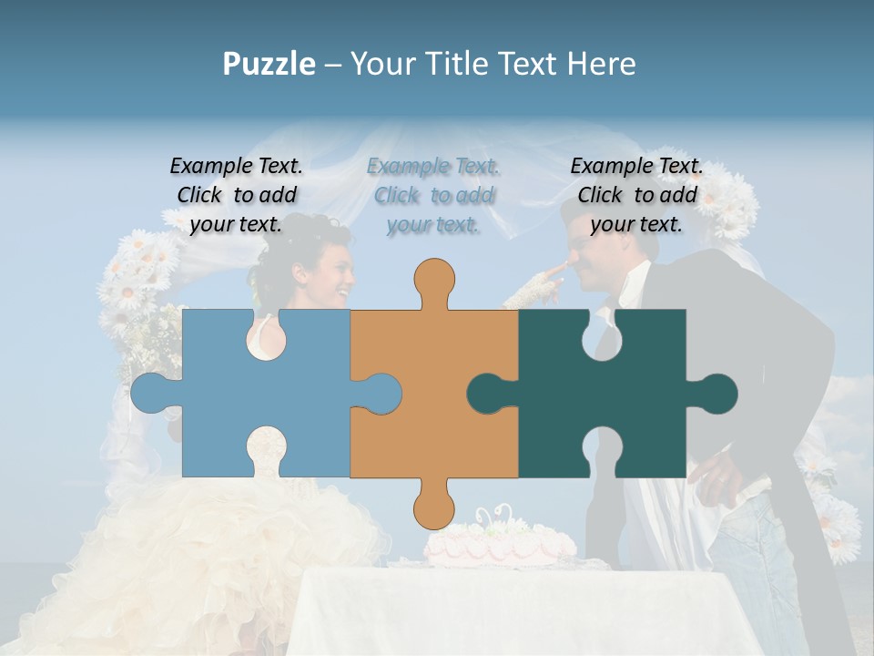 Floral Cheerful Putting PowerPoint Template