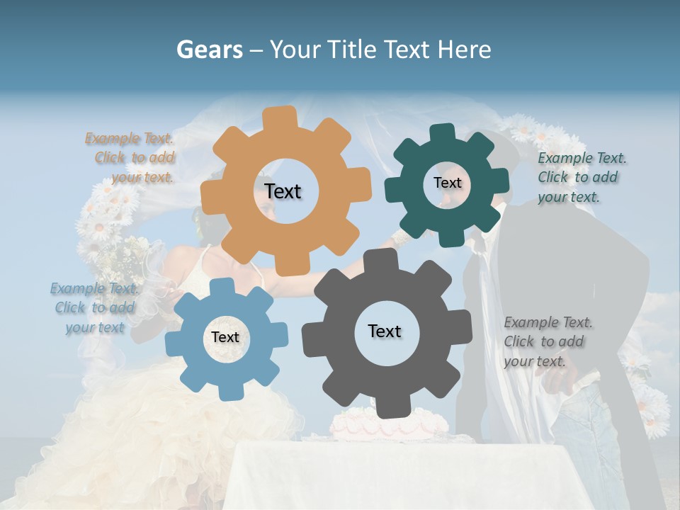 Floral Cheerful Putting PowerPoint Template