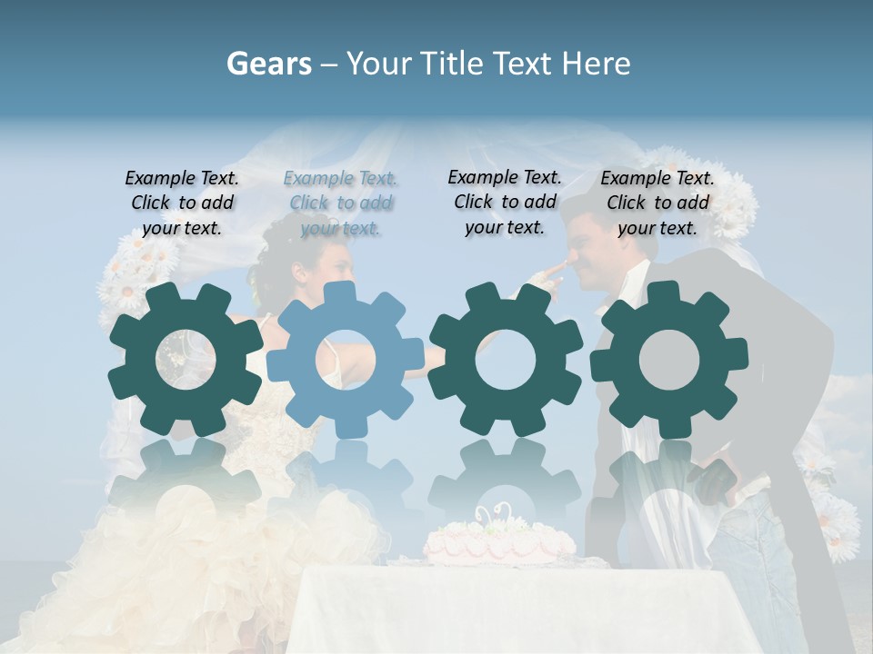 Floral Cheerful Putting PowerPoint Template