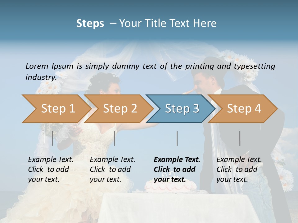 Floral Cheerful Putting PowerPoint Template
