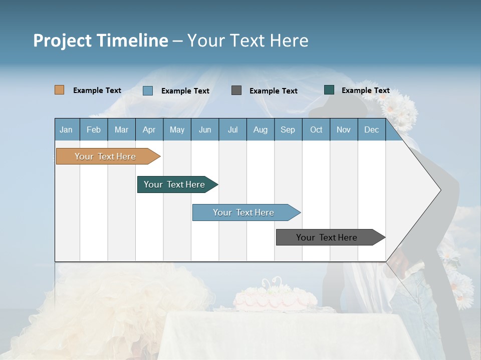 Floral Cheerful Putting PowerPoint Template