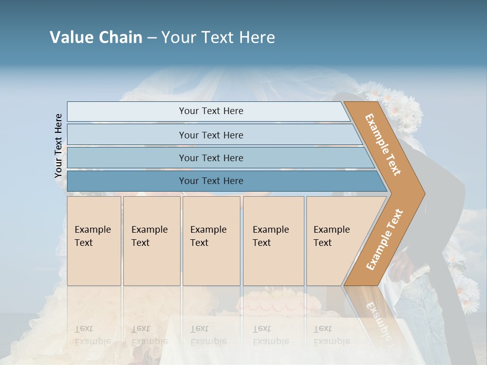 Floral Cheerful Putting PowerPoint Template