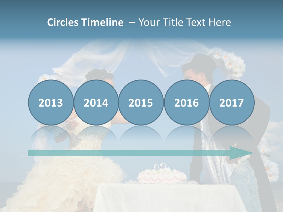 Floral Cheerful Putting PowerPoint Template