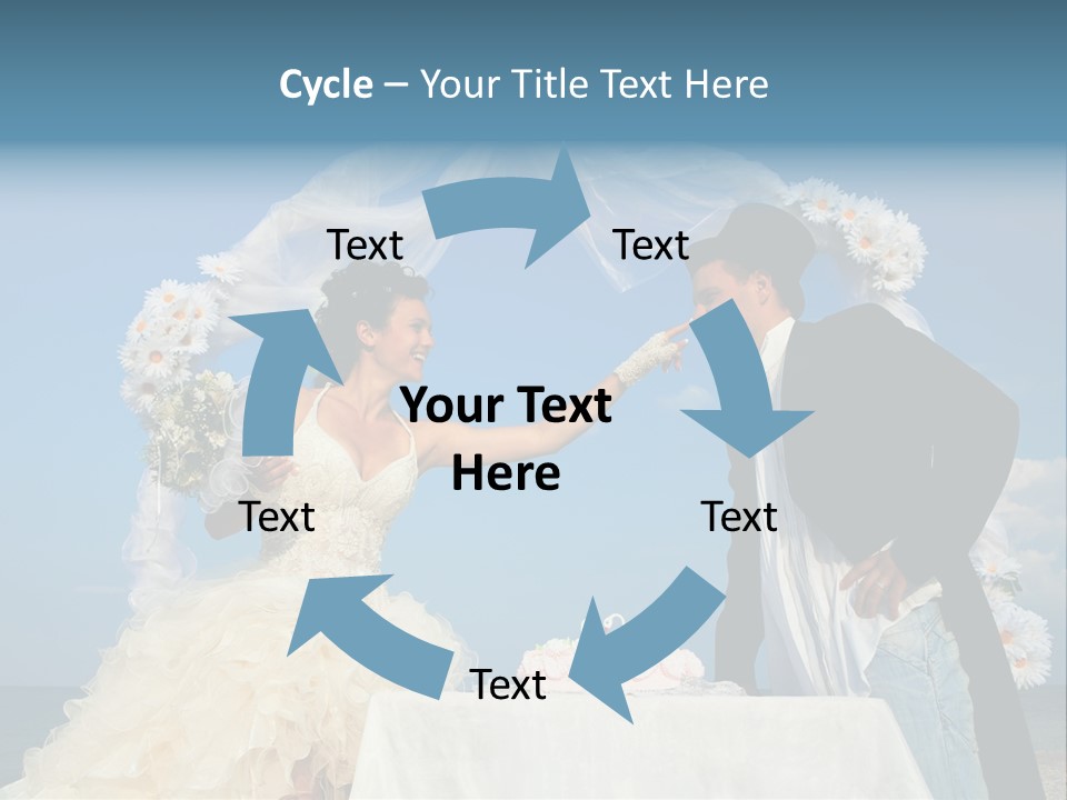 Floral Cheerful Putting PowerPoint Template