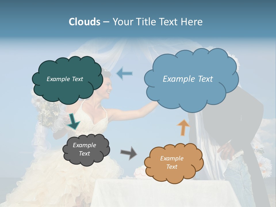 Floral Cheerful Putting PowerPoint Template