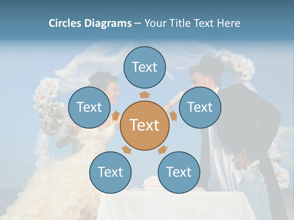 Floral Cheerful Putting PowerPoint Template