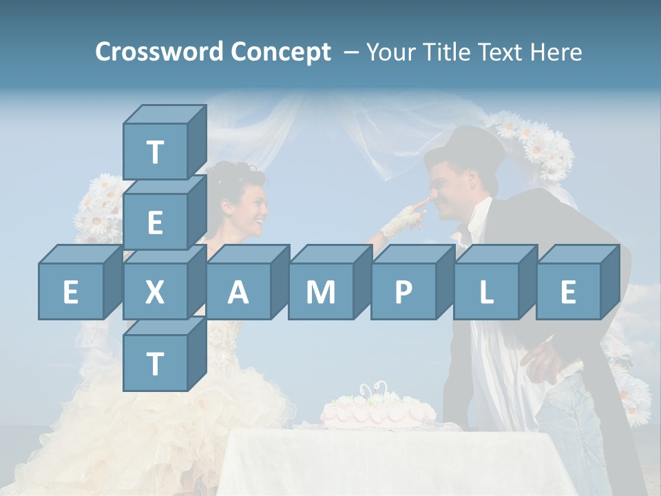 Floral Cheerful Putting PowerPoint Template