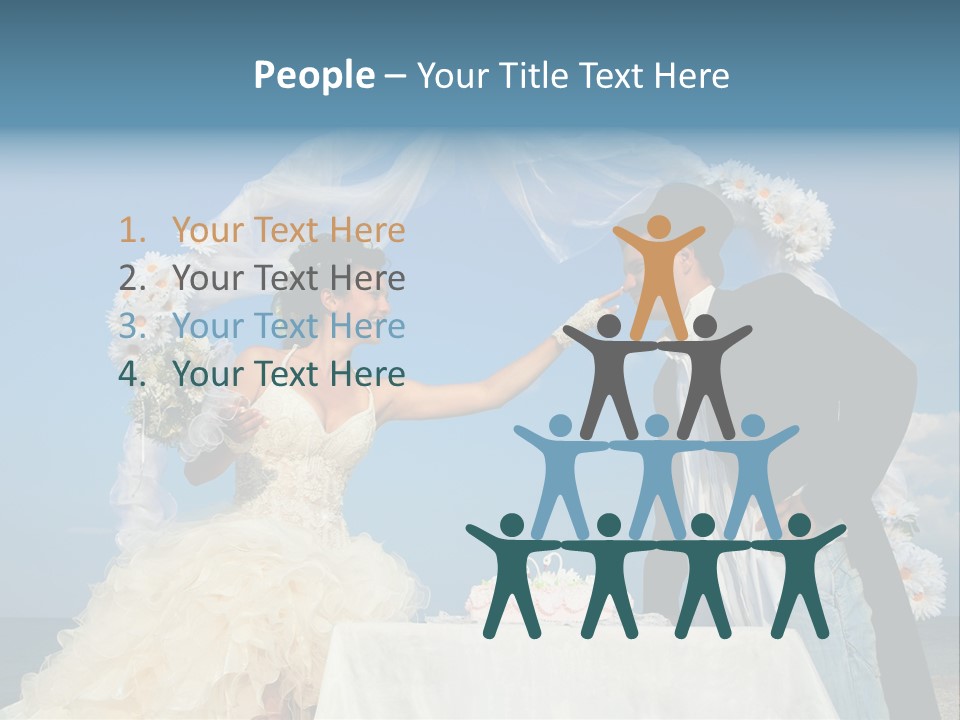 Floral Cheerful Putting PowerPoint Template