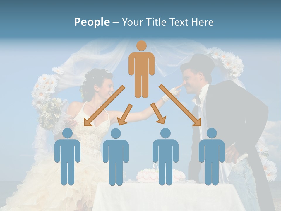 Floral Cheerful Putting PowerPoint Template