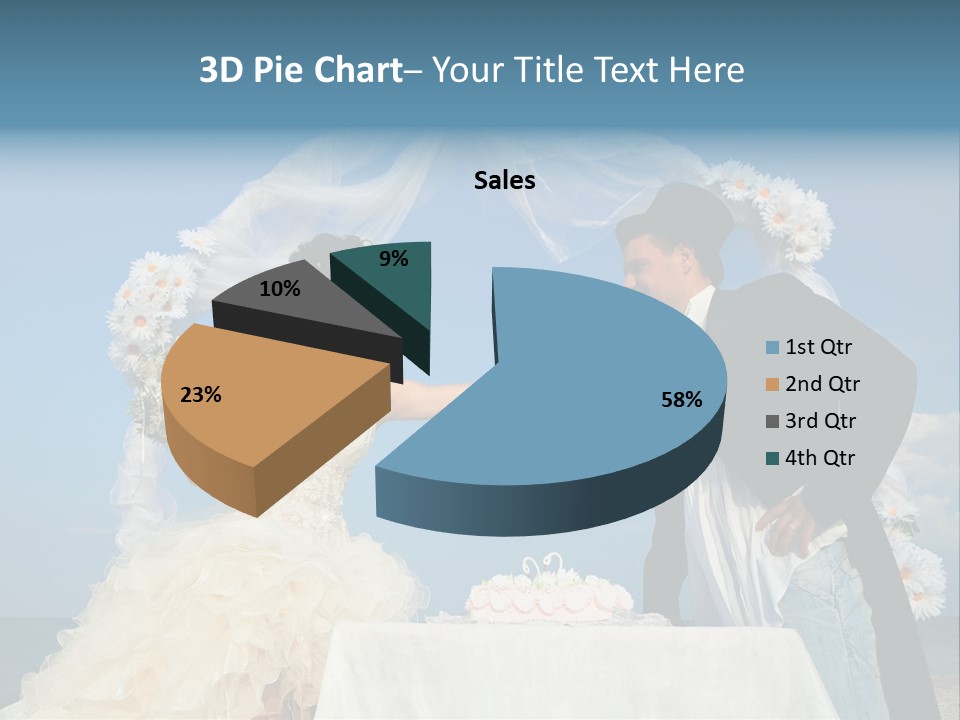 Floral Cheerful Putting PowerPoint Template