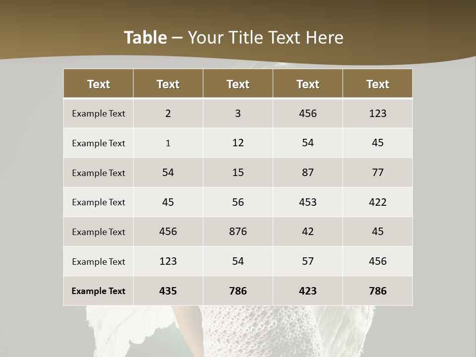 Kid Blond Portrait PowerPoint Template