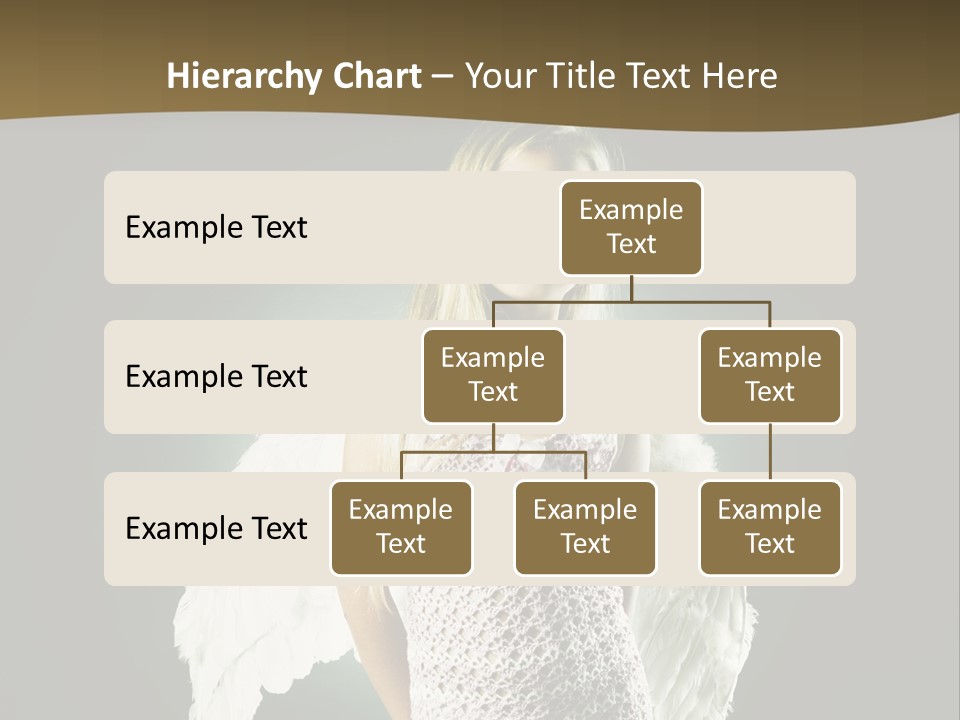 Kid Blond Portrait PowerPoint Template