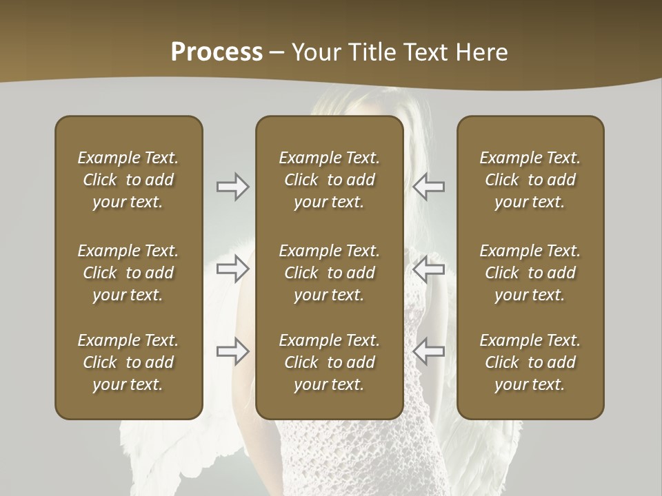 Kid Blond Portrait PowerPoint Template