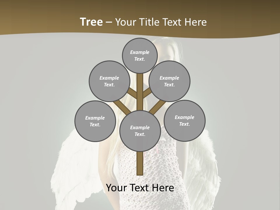 Kid Blond Portrait PowerPoint Template