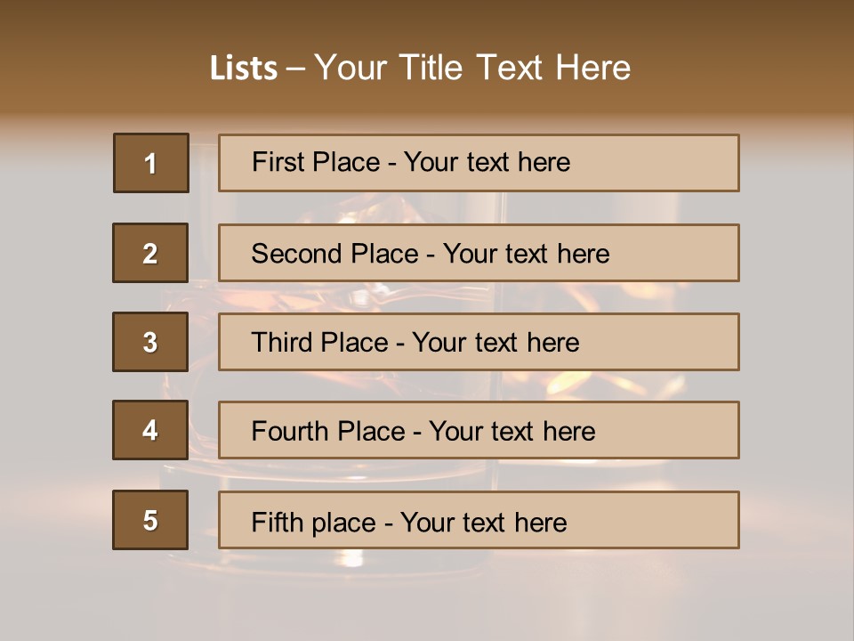 Yellow Beverage Drink PowerPoint Template