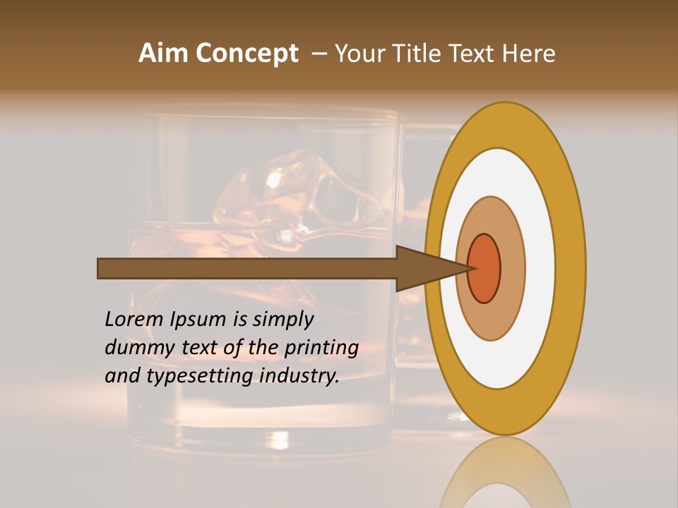 Yellow Beverage Drink PowerPoint Template