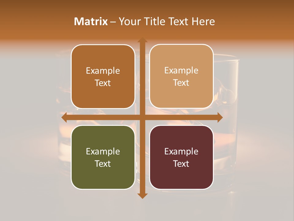 Water Drink Whiskey PowerPoint Template