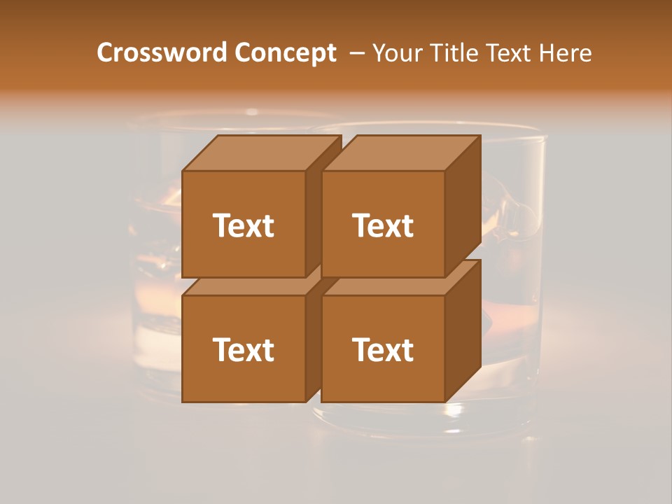 Water Drink Whiskey PowerPoint Template
