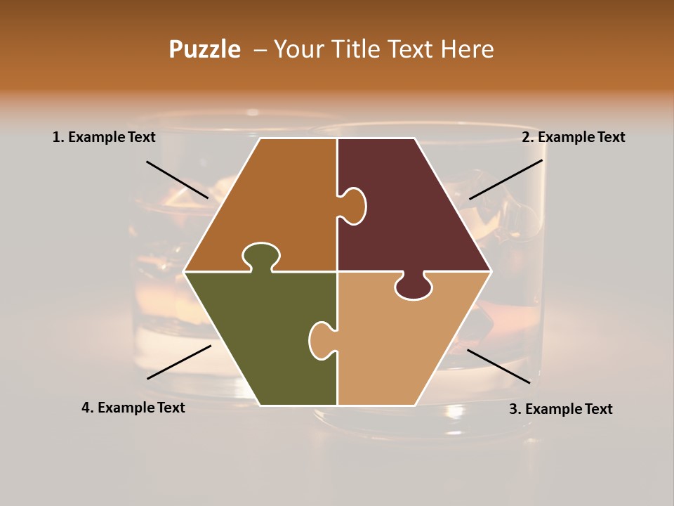 Water Drink Whiskey PowerPoint Template