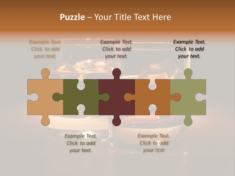 Water Drink Whiskey PowerPoint Template