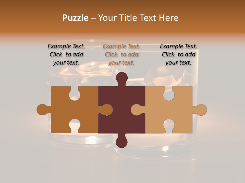 Water Drink Whiskey PowerPoint Template