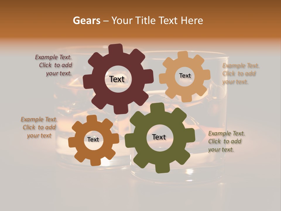 Water Drink Whiskey PowerPoint Template