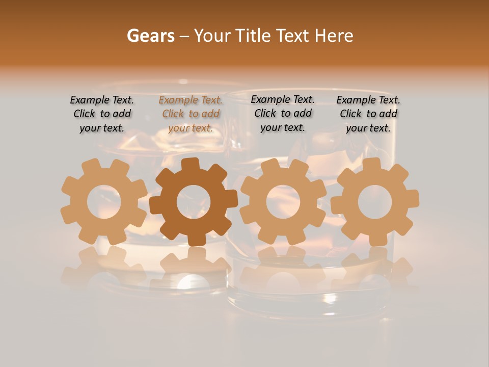 Water Drink Whiskey PowerPoint Template