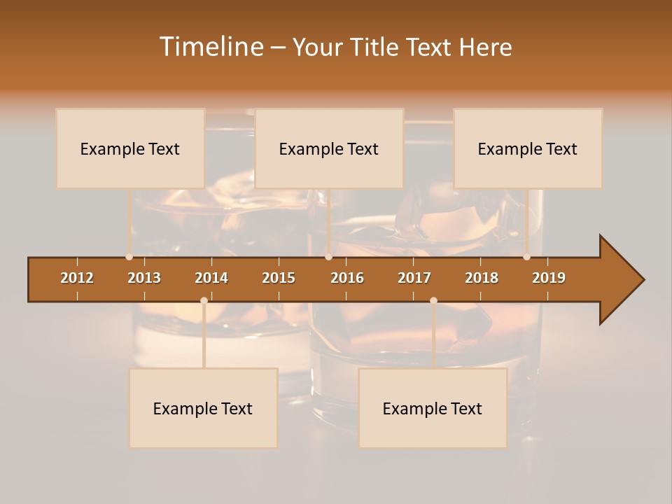 Water Drink Whiskey PowerPoint Template