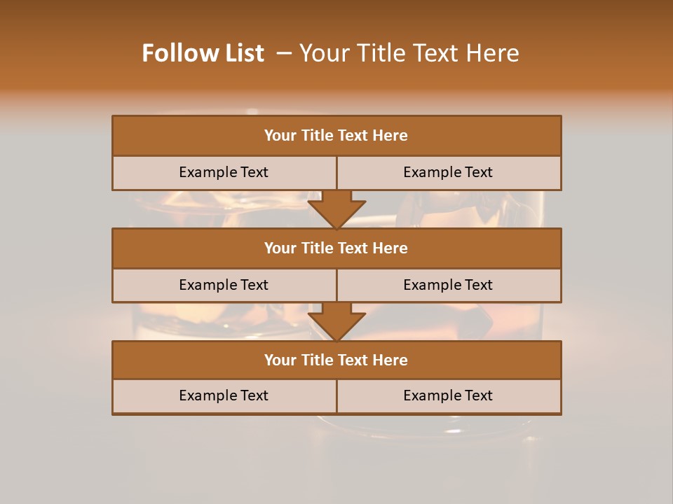 Water Drink Whiskey PowerPoint Template